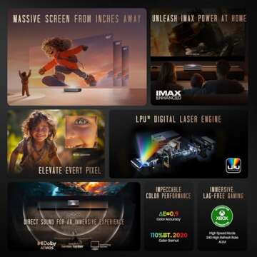 Hisense Laser Cinema PX3-PRO 4K Ultra Short Throw Projector