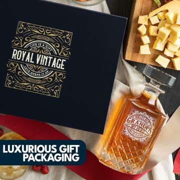 Whiskey Decanter Set - Best Gifts for Grandpa