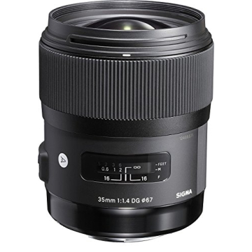 Sigma 35mm F1.4 Art DG HSM Lens for Nikon - Exceptional Sharpness & Bokeh