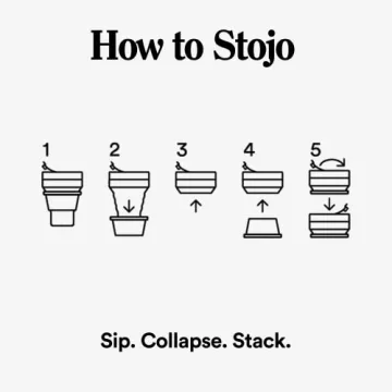 Stojo Collapsible Cup | Eco-Friendly Travel Drinkware