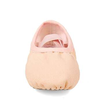 Arshiner Ballet Shoes for Girls Canvas Ballet Slippers Dance Shoes with Elastic Band for Toddler/Little Kid/Big Kid