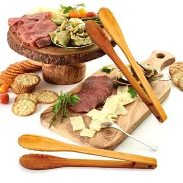 Norpro Bamboo Tongs - Eco-Friendly Kitchen Essential