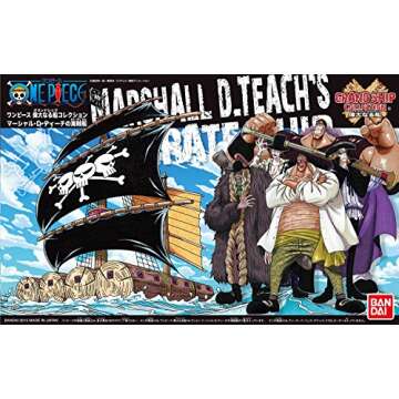 BANDAI Hobby Grand Ship Collection Mashall D Teach's Ship Action Figure