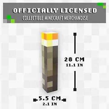 Paladone Minecraft Torch Lamp for Kids Night Light