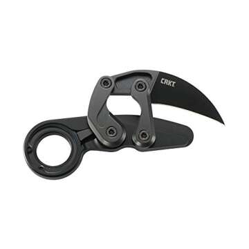 CRKT Provoke Kinematic EDC Folding Pocket Knife: Morphing Karambit, D2 Blade Steel, Kinematic Pivot Action, Integrated Safety Lock, Low Profile Pocket Clip 4040