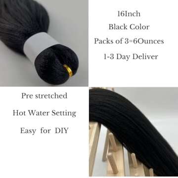 Leticia Kids Braiding Hair Pre Stretched for Easy Styles