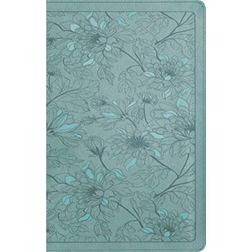 NLT Thinline Reference Bible with Floral Leaf Design