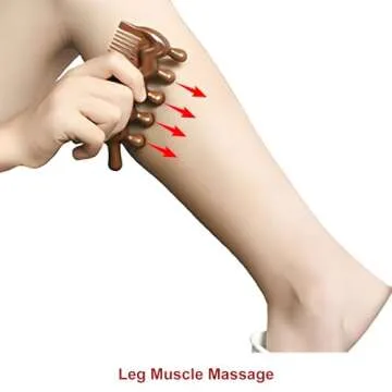 FHALLYNN Wooden Massage Comb for Scalp and Hair Care