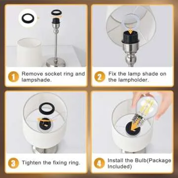 JICAI Cordless LED Table Lamp, 6000mAh Battery Operated Lamp, Portable Rechargeable Cordless Lamp, Touch Dimmable Wireless Lamp Bedside Light for Restaurant/Bedroom/Bars/Offices(High/Gold), LD9257