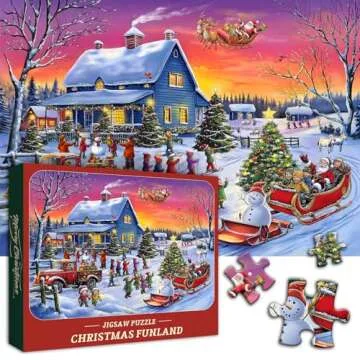 Christmas Jigsaw Puzzle 1000 Pieces for Adults