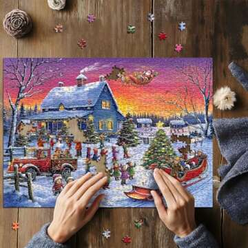 Christmas Jigsaw Puzzle 1000 Pieces for Adults