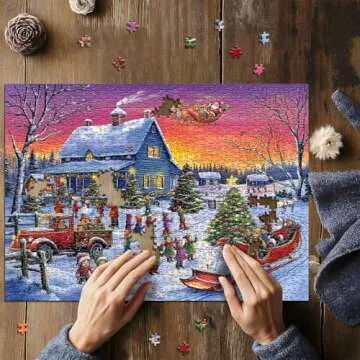 Christmas Jigsaw Puzzle 1000 Pieces for Adults
