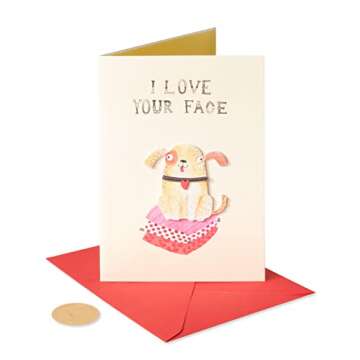 Papyrus Funny Valentines Day Card (Love Your Face)