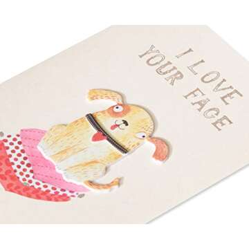 Papyrus Funny Valentines Day Card (Love Your Face)