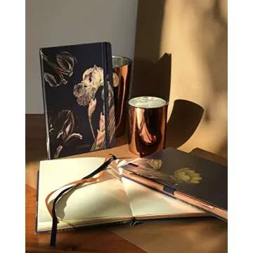 Elegant Refleris Bullet Dotted Journal with Floral Cover