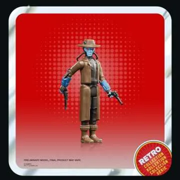 STAR WARS Retro Collection Cad Bane, The Book of Boba Fett 3.75 Inch Collectible Action Figures, Ages 4 and Up