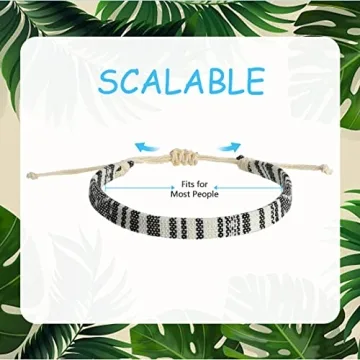 4pcs Beach Bracelet Set - Stylish and Adjustable for All