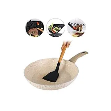 11 Pcs Silicone Cooking Utensils Set - Nonstick & Heat Resistant