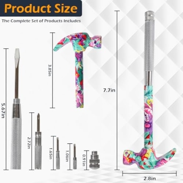Home-X 6-in-1 Floral Hammer for DIY Projects