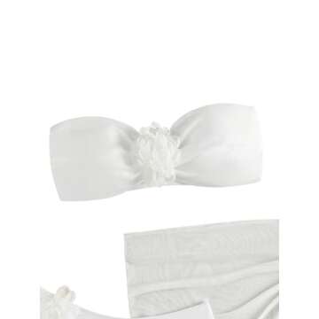 Stylish SOLY HUX 3 Piece Floral Bikini Swimsuit Set