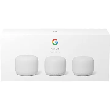Google Nest WiFi AC2200 Mesh Wi-Fi System 3-Pack Snow