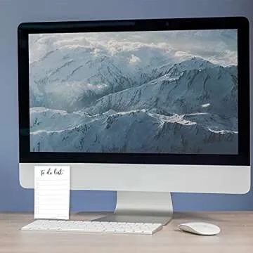 Daily Checklist Notepad | Eco-Friendly Sticky Notes, 2-Pack