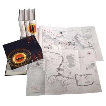 Juniper Books - The Lord of The Rings Trilogy 3 Volume Set - White - J.R.R. Tolkien Collectible Special Edition