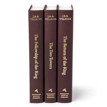 Juniper Books - The Lord of The Rings Trilogy 3 Volume Set - White - J.R.R. Tolkien Collectible Special Edition