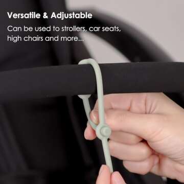 Andy Bear Toy Straps - Safe Silicone Baby Safety Straps