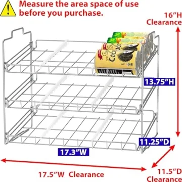 Deco Brothers Stackable Can Rack for Kitchen & Pantry Organization
