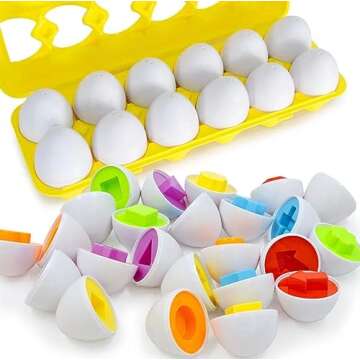 VUIYA Matching Eggs - Educational Toy for Kids