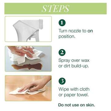 Clean + Easy Clean-up All-purpose Surface Cleanser Spray, Removes Excess Wax, Oil And Grease From Wax Warmers, 16 oz