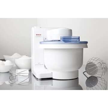 Bosch MUM4405 Compact Tilt-Head Stand Mixer with Pouring Shield, 400 watt, 4 Quart