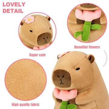 Ditucu Cute Capybara Plush Toy for All Ages