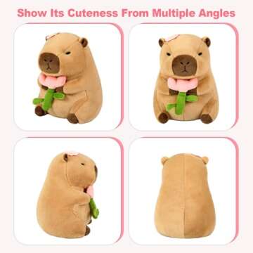 Ditucu Cute Capybara Plush Toy for All Ages