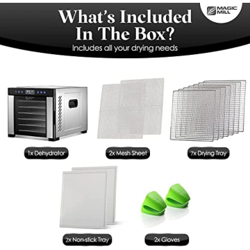 Magic Mill Perfect Food Dehydrator with 7 Trays