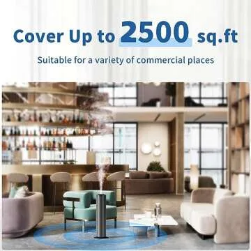 【2024 Upgraded】 BICEDO 600ml Remote Control Scent Air Machine for Home, 2500 sq.ft Waterless Diffuser Essential Oil Diffuser Cold Air Hotel Scent Diffuser for Large Room Office Floor Standing