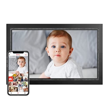Frameo Digital Photo Frame 10.1 inch WiFi Digital Picture Frame with 1280x800 IPS LCD Touch Screen, ...