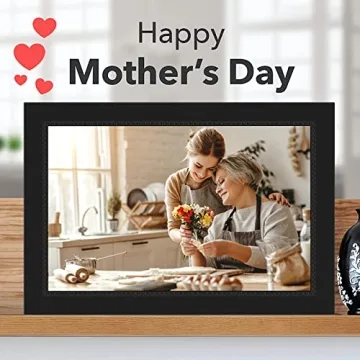 Frameo Digital Photo Frame 10.1 inch WiFi Digital Picture Frame with 1280x800 IPS LCD Touch Screen, Auto-Rotate, Slideshow, Easy Setup to Share Photos or Videos Instantly via Frameo App from Anywhere