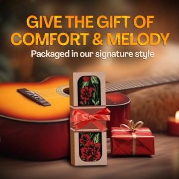 Adjustable Art Tribute Guitar Strap with Bonus Picks and Locks