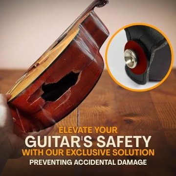 Adjustable Art Tribute Guitar Strap with Bonus Picks and Locks