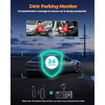 Lensuge 4K+1080P Dual Dash Camera with WiFi