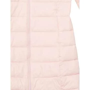 Amazon Essentials Women's Lightweight Full-Zip Water-Resistant Hooded Puffer Coat (Available in Plus Size), Rose, XX-Large