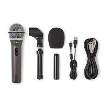 Samson Podcasting Kit: Q2U Mic, SR850 Headphones & Boom Arm