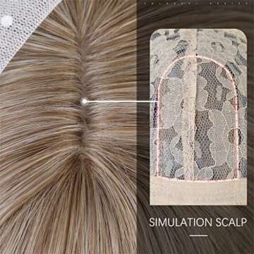 Esmee Blonde Ash Gray Heat-Resistant Cosplay Wig