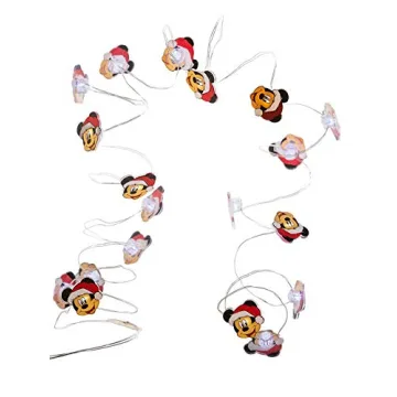 Mickey Mouse Kurt Adler Christmas LED Fairy Lights Boxed