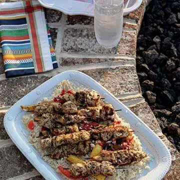 Juliska Berry & Thread Melamine Tray 16 in. - Whitewash, Melamine Serving Tray - Unbreakable, White Melamine, Decorative Embossed Melamine Tray