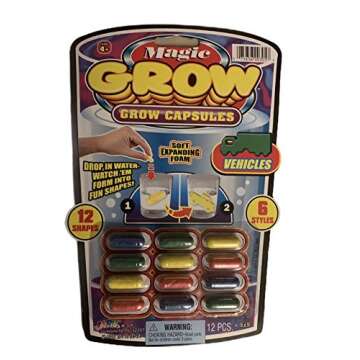 JA-RU Magic Grow Capsules - Expanding Foam Toy for Kids