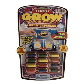 JA-RU Magic Grow Capsules - Expanding Foam Toy for Kids