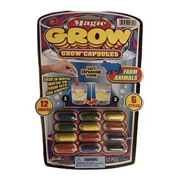 JA-RU Magic Grow Capsules - Expanding Foam Toy for Kids